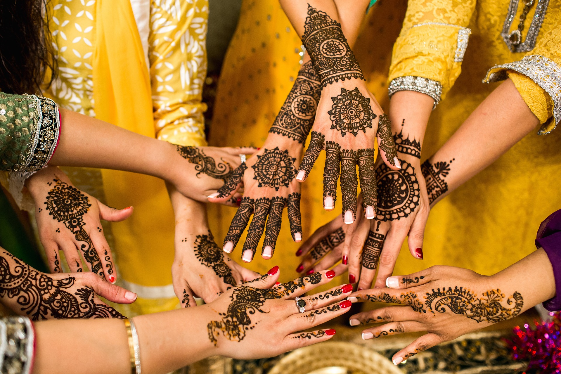 Pithi and Mehndi